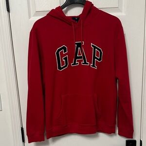 GAP Men's Bold Red Hoodie
